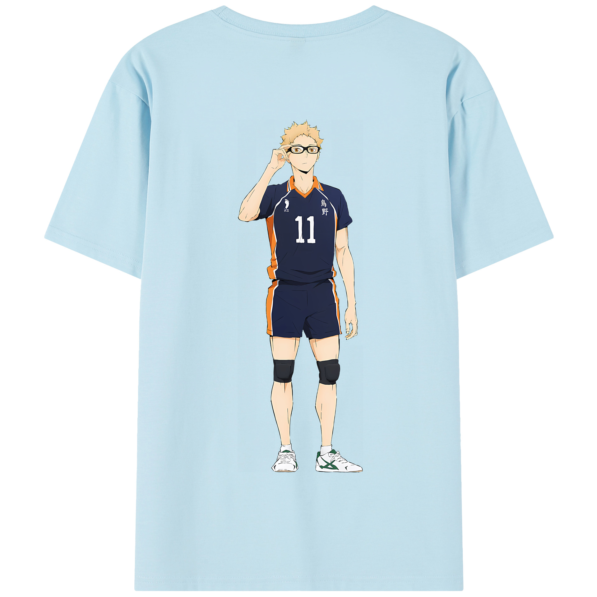 （画像用） ハイキュー!! Haikyu!! 綿100％半袖Tシャツ（背面プリント）